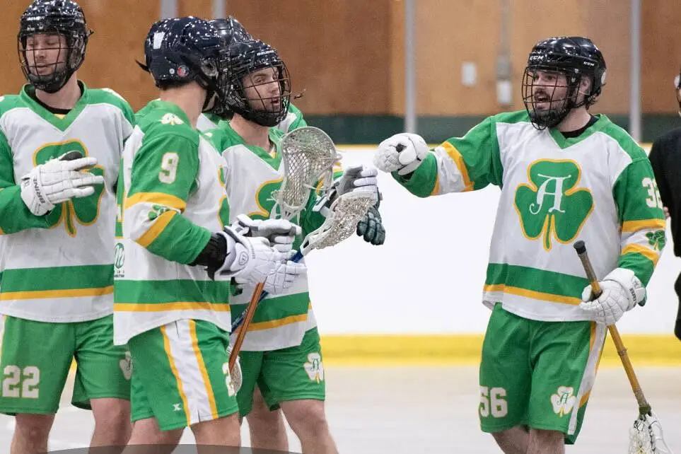 12 third-period goals lift Armstrong over Kelowna in senior lacrosse opener